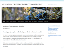 Tablet Screenshot of mediationcentergreatergreenbay.org